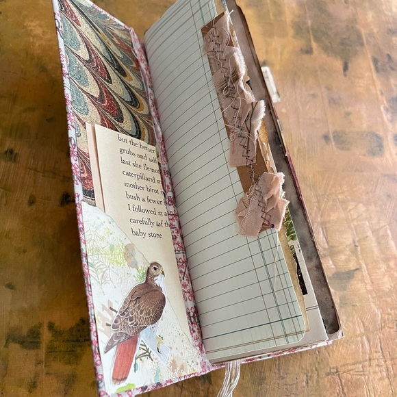 Tall Slim Junk Journal handmade distressed - Picture 6 of 10